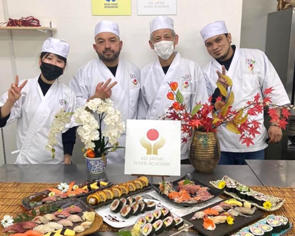 Curso de experiência em sushi.